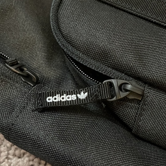 Adidas Classic BP backpack school new black book bag mens womens laptop sleeve - Picture 11 of 16